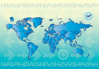 World Map Countries Vector Graphic