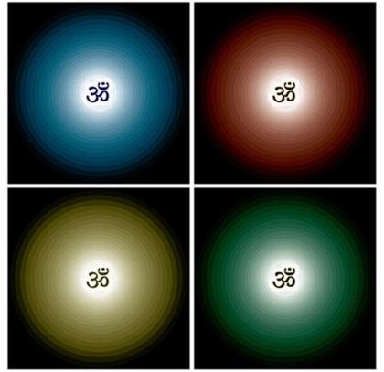 Vector Meditation Aum