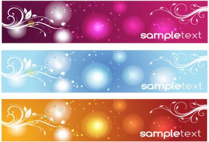 Free Vector Floral Banners