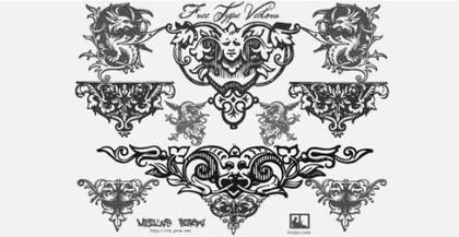 Free Vector Ornaments Illustrator