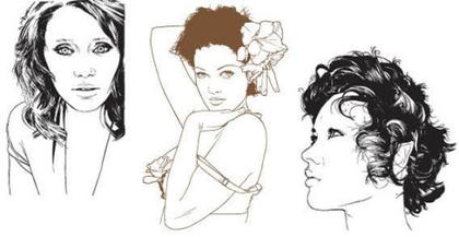 Girl Vector Face