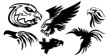 Tattoo Eagle Free Vector