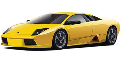 Yellow Car Vector