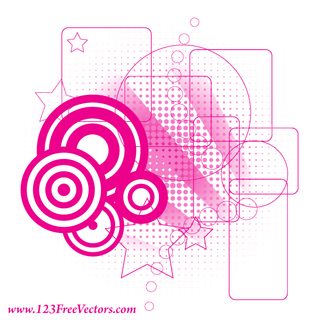 Retro Pink Background Vector