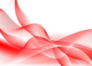 Abstract Red Wavy Background Vector
