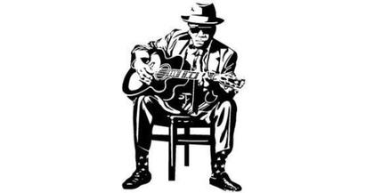 Man with Guitar Vector