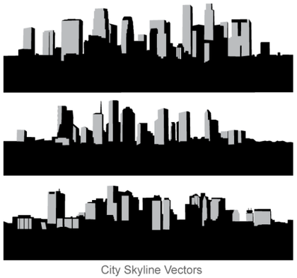 Free City Skyline Vector Art