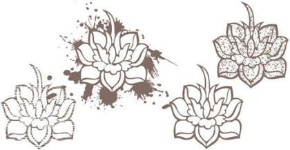 Lotus Flowers Vector