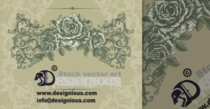 Free Vector Vintage Roses