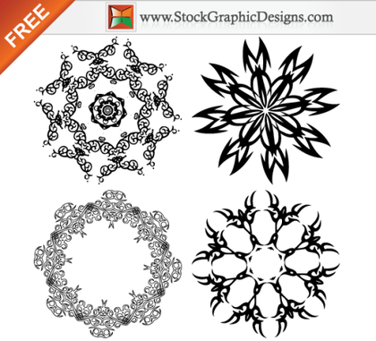 Free Vector Ornamental Design Elements