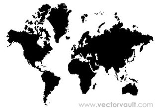 World Vector Map Image Free Eps