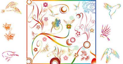 Colorful Floral Vector