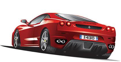 Ferrari Car Vector