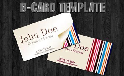 Free B-card Template