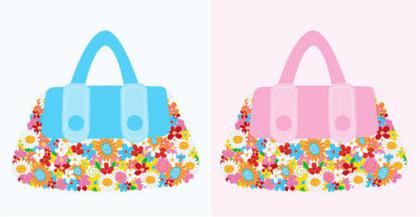 Vector Bag Flowers