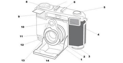 Old Contessa Camera Vector