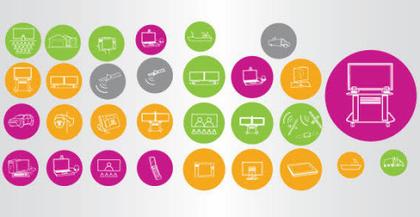 Technology Icons Vector Graphics