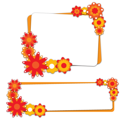 Free Flower Banners Vector Illustration