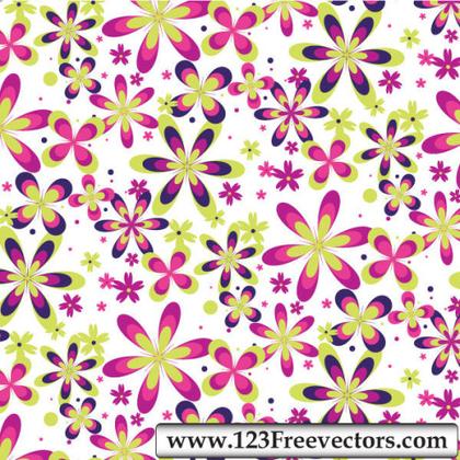 Free Seamless Flower Pattern