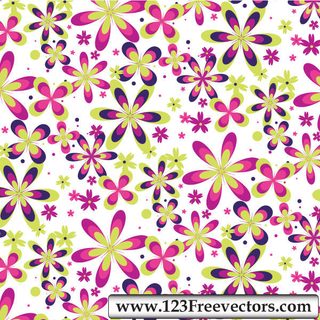 Free Seamless Flower Pattern