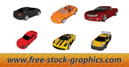 Vector Cars Free Set