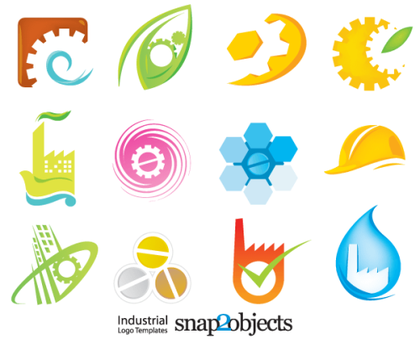 Free Vector Industrial Logo Elements