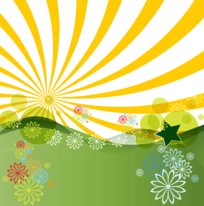Free Vector Summer Landscape
