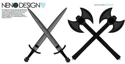 Reviving the Medieval Charm: Collection of 10+ Sword Vector Designs