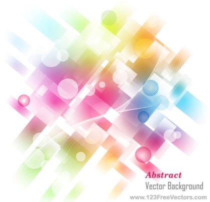 Colorful Abstract Fantasy Background Free Vector Art