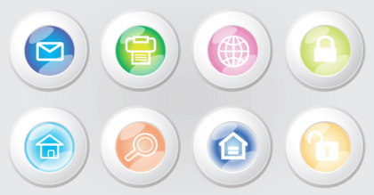 Free Vector Web Button