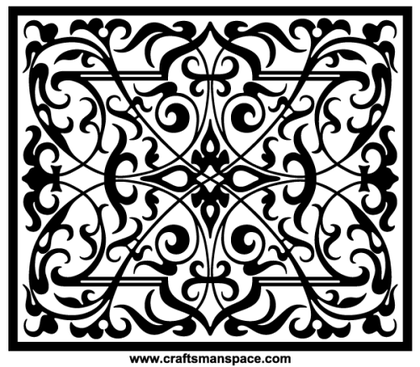 Free Ornament Vectors – Rectangular Shape