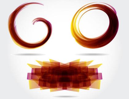 Colorful Swoosh Free Vector