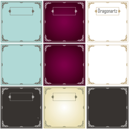 Ornament Swirl Border Design Frames Vector Free