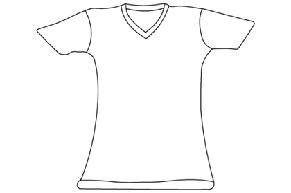 T-Shirt Vector Template Illustrator