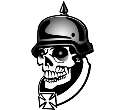 Soldier Skull Vector