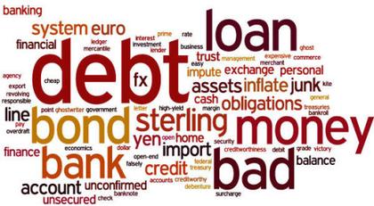 Financial Word Cloud Vector