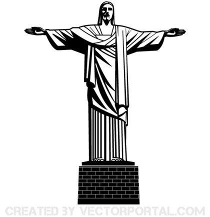 Vector Jesus Christ Statue