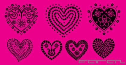 Dotted Heart Vector Illustrator