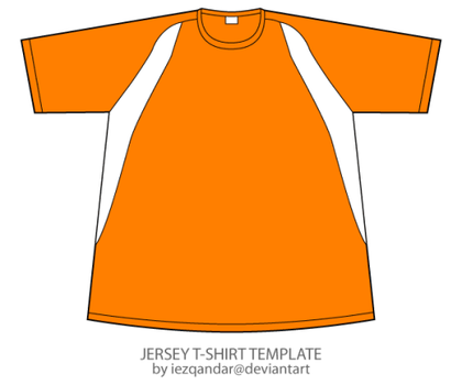 Vector Jersey T-shirt Template