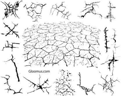 Free Vector Grunge Cracks