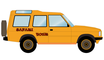 Safari Off Road Car Vector Free