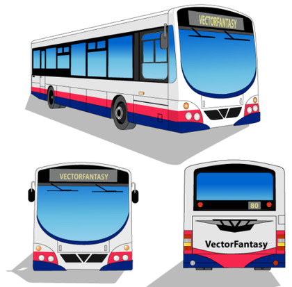 City Bus Free Vector