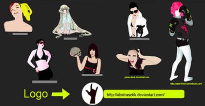 Girls free vector