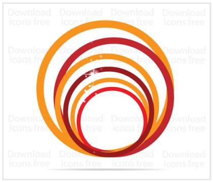 Free Vector Orange Creative Symbol