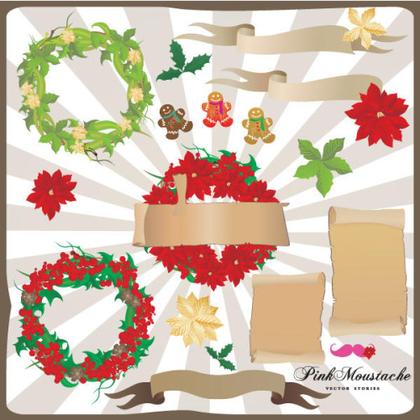 Christmas Decoration Vector Free Download