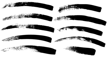 Free Paint Brush Strokes Vector