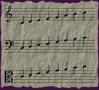 Musical Notes Vector Graphic
