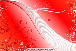 Galactic Floral Background