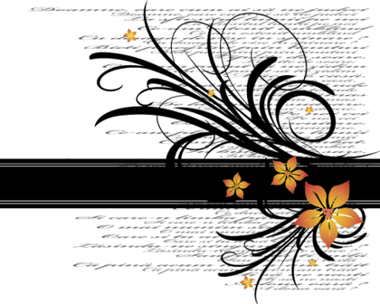 Free Flower Text Frame Vector Resource