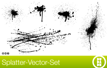 Splatter Vector Set